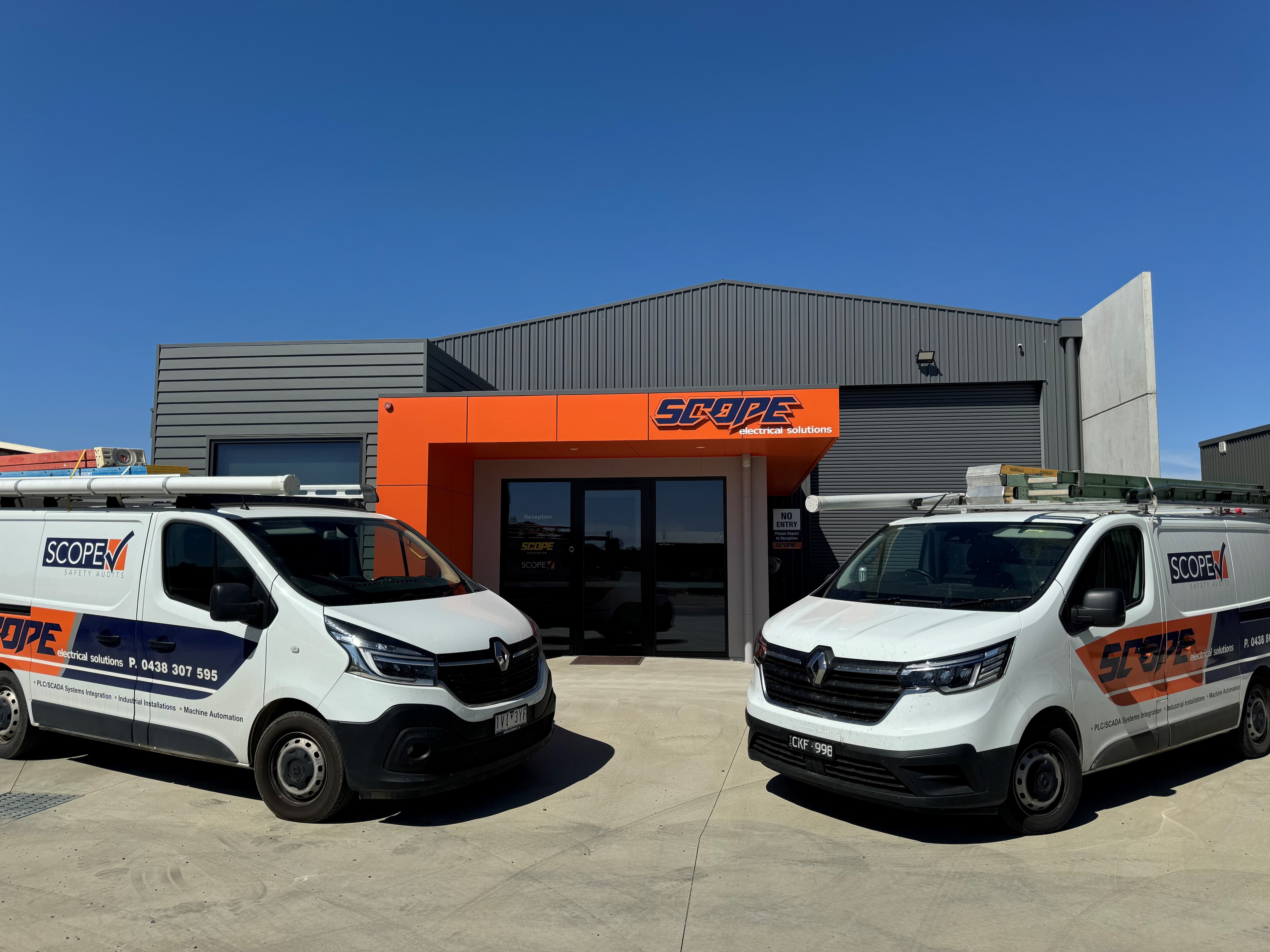 Scope Electrical Solutions workshop and fleet