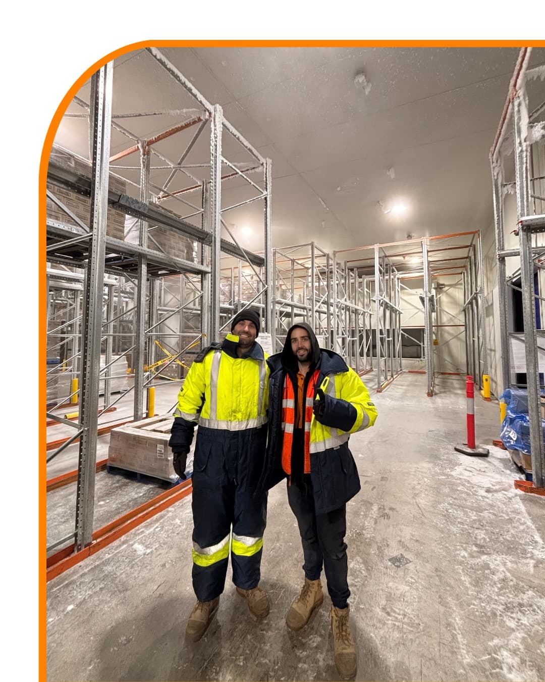 Back in May the boys travelled and took on a job unlike any other, spending the week inside a -20°C freezer warehouse installing and commissioning an automatic stretch wrapping conveying system ❄️🥶

With temperatures that extreme, safety was the number one priority. The team could only work for 20 minutes at a time before heading to a heated room to warm up, repeating the cycle throughout the day. Equipped with thermals, balaclavas and cold-weather PPE, plus keeping on top of hydration with electrolytes, the boys were well prepared for the unique conditions.

One of the wildest sights? A drill (definitely not ours! 😂) that had been left behind and was completely frozen over. Add the icicles hanging from the racking and frost-covered walkways, and it really puts the conditions into perspective.

A challenging and highly specialised project that required careful planning, organisation and a strong focus on safety from start to finish. Huge effort by the team to get the job done.

Jobs like these don’t come around every day! 💪❄️

#scopeelectricalsolutions #coldstorage #automationsystems  #electricalcomissioning